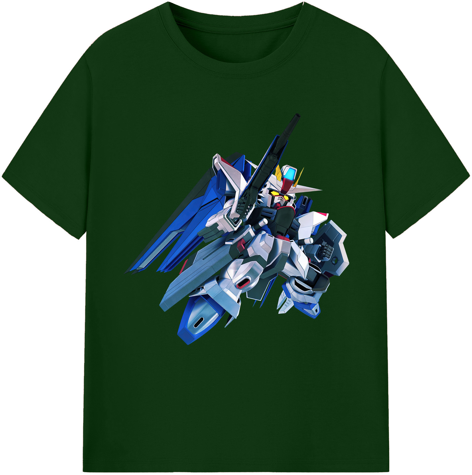 （画像用） 機動戦士ガンダム Mobile Suit Gundam 綿100％半袖Tシャツ（フロントプリント）